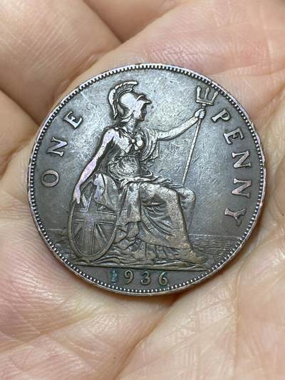 2026年第十八场(总第一百八十七场）外国好品散币场(免佣金) - 英国🇬🇧1936年1便士(乔治五世逝世年，第三版关门年)