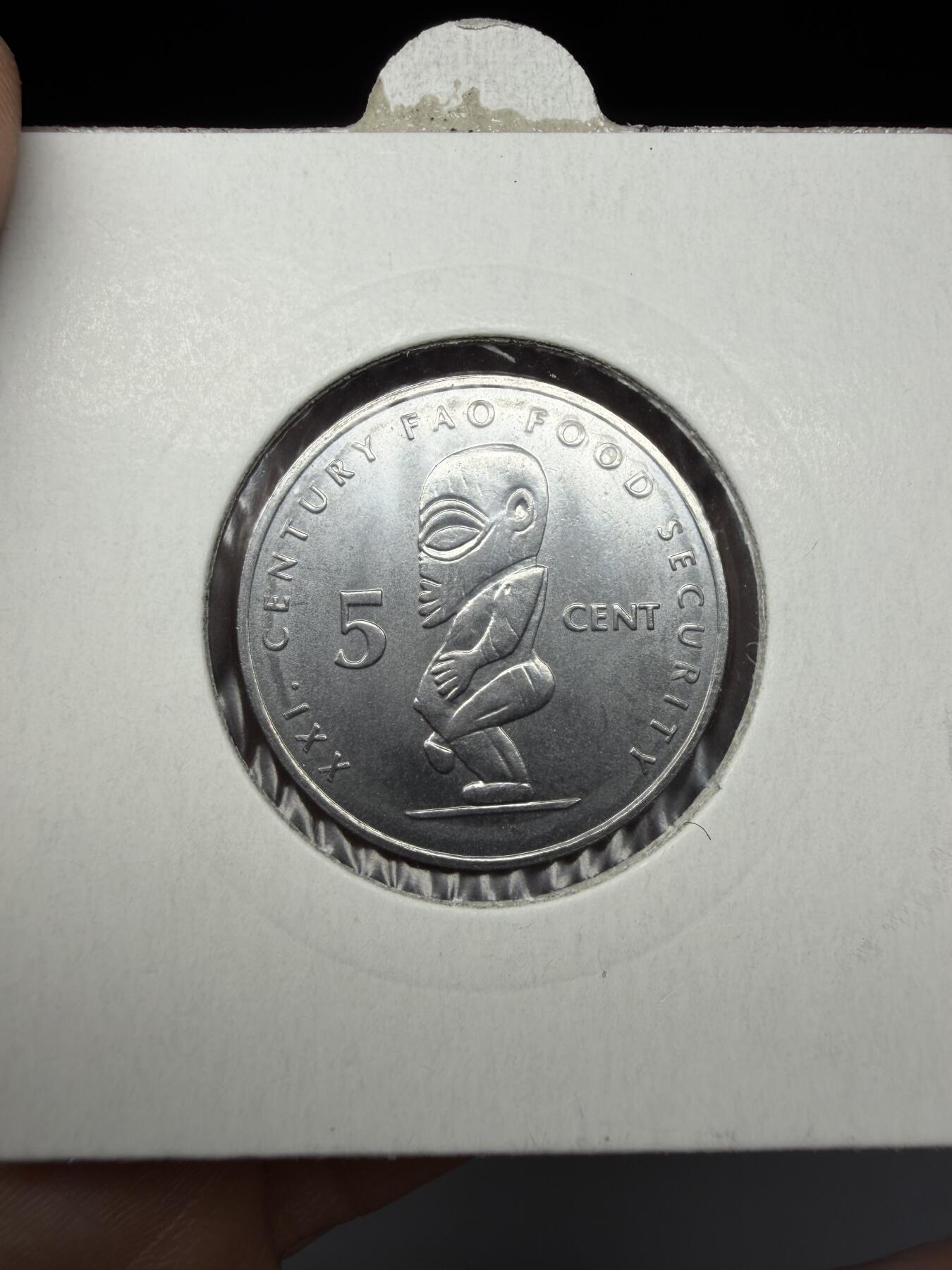 2025年集古藏今外币拍卖第二期-第3场—（总第303拍），可以寄存60天，满160元包邮。 2000年库克群岛5分