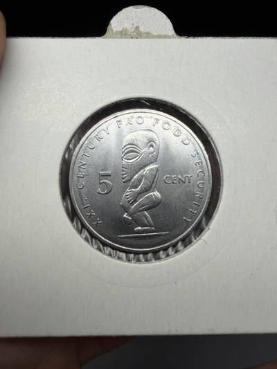 2025年集古藏今外币拍卖第二期-第3场—（总第303拍），可以寄存60天，满160元包邮。 - 2000年库克群岛5分