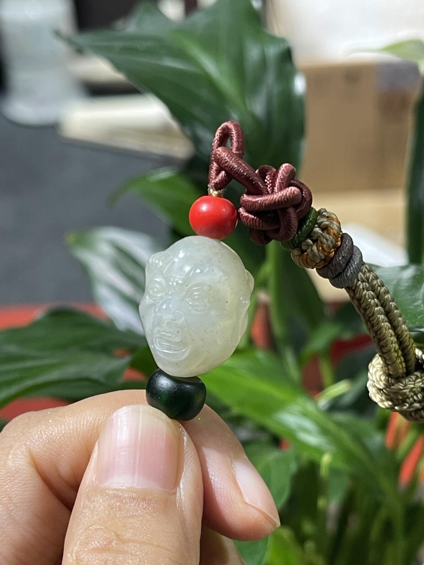 和田玉籽料手工挂饰 和田玉罗汉挂饰