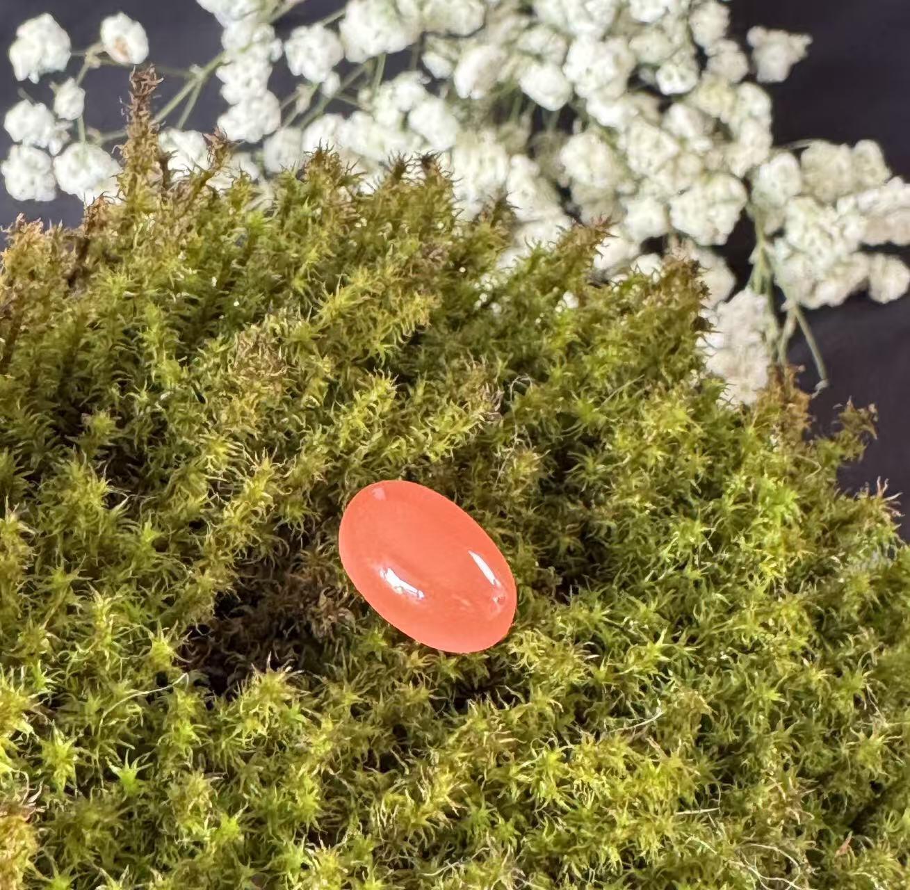 零元拍：NO.4南红玛瑙蛋面，都是十多年前的存货了，尺寸：戒面。尺寸约约14.4/9.3/5.3mm ，因为拍照环境以及光线的变化，颜色以实物为准。