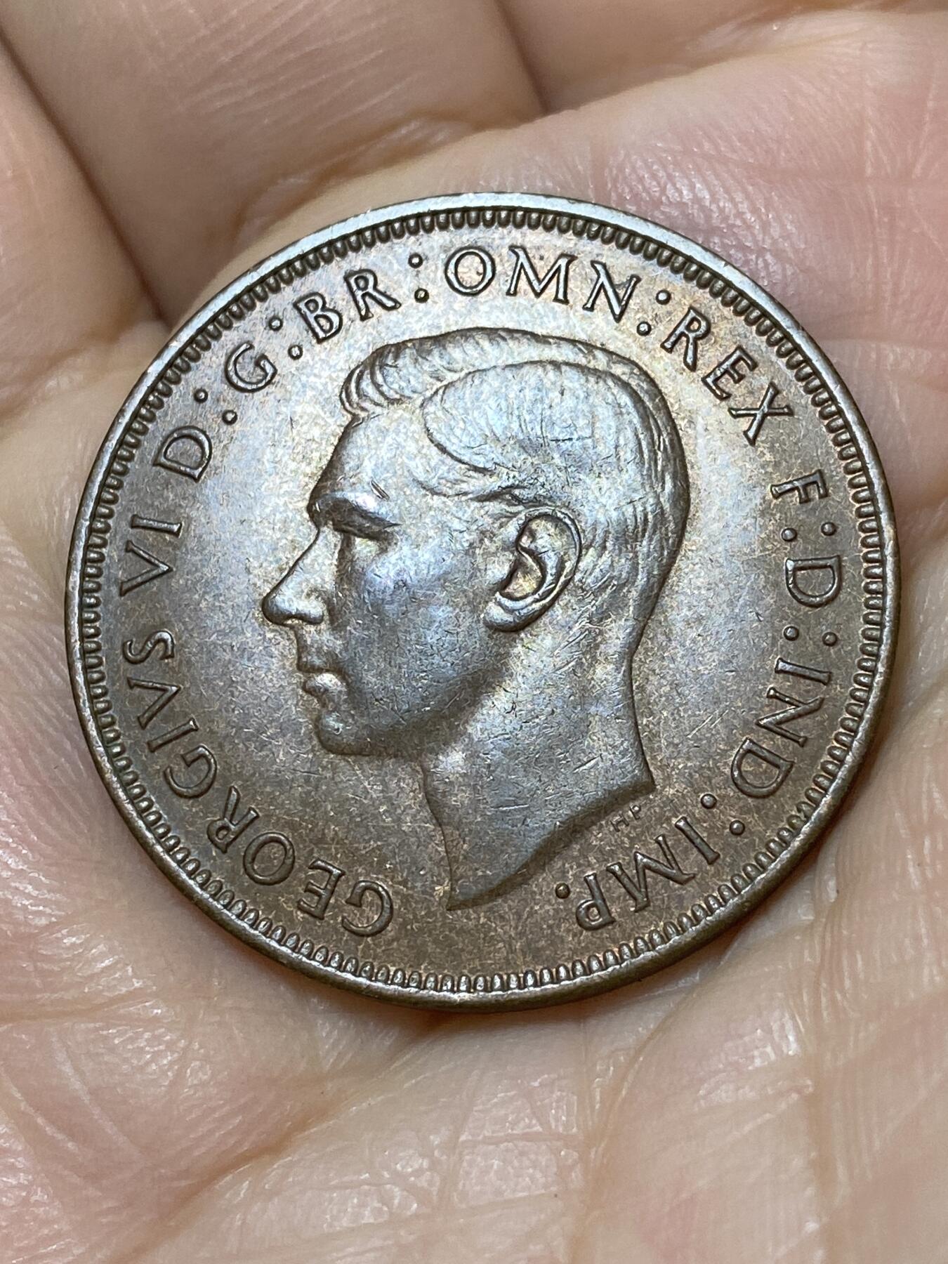 2026年第十八场(总第一百八十七场）外国好品散币场(免佣金) 好品–英国🇬🇧1948年1便士(乔治六世第一版，关门年)