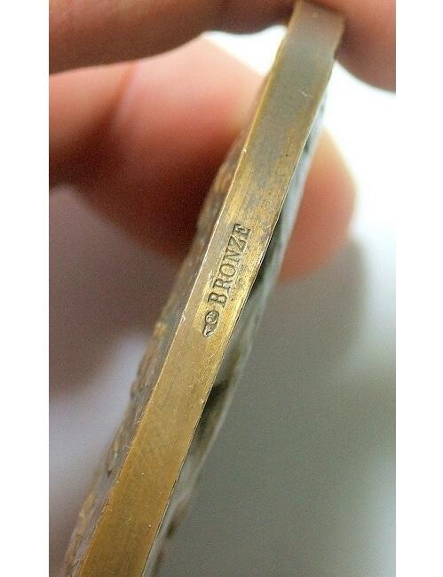 【艺术】法国艺术大章 一战1914年马恩河战役 三位元帅指挥官+女神+士兵冲锋 高浮雕精制超大铜章 68MM 140克