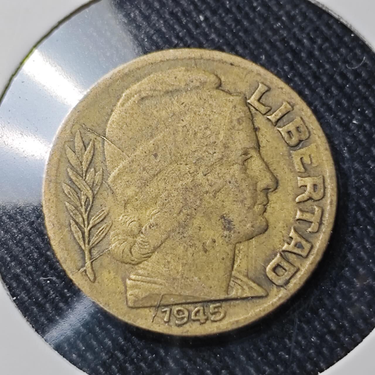 KK钱币收藏小铺  第391期  2月预留时间 周末发货  1945阿根廷10分铜币