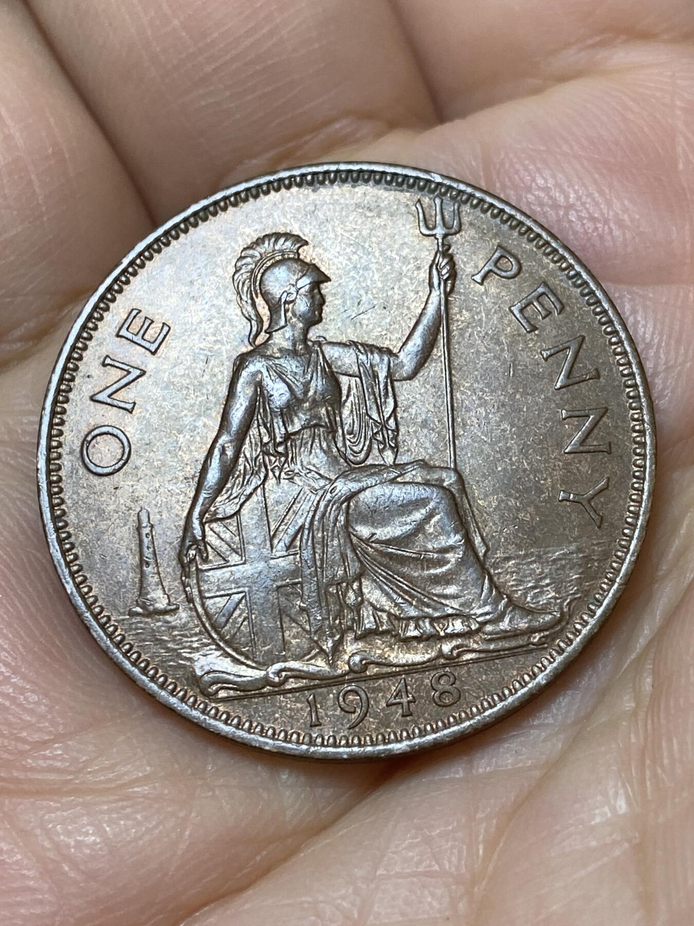 2026年第十八场(总第一百八十七场）外国好品散币场(免佣金) 好品–英国🇬🇧1948年1便士(乔治六世第一版，关门年)