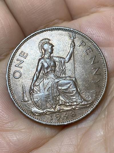 2026年第十八场(总第一百八十七场）外国好品散币场(免佣金) - 好品–英国🇬🇧1948年1便士(乔治六世第一版，关门年)