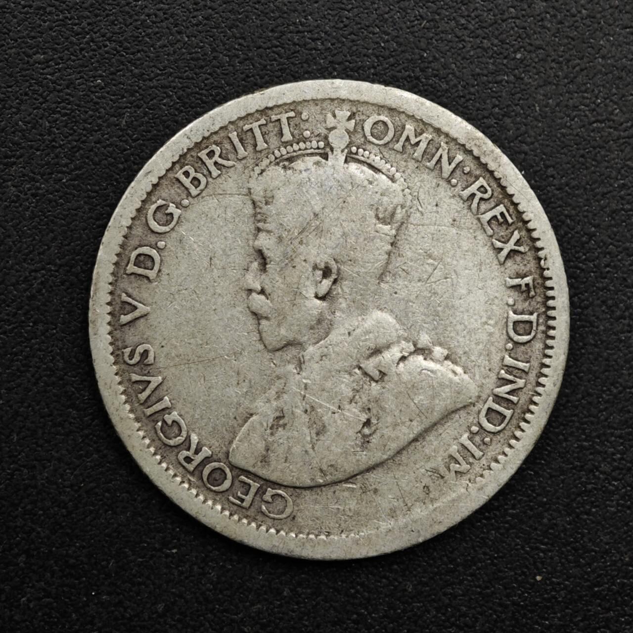 【淘币小摊】实时拍第八百六十三拍   小银币散币场   年前最后一周 之前的预留小年前全部发出 请更换最新收货地址  澳大利亚1922年乔治五世6便士银币