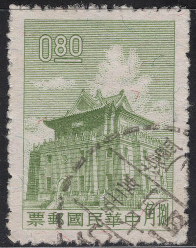 洪涛臻品批发群 精选邮票限时拍卖第1245期  - 1960年 二版金门莒光楼  正反扫描图