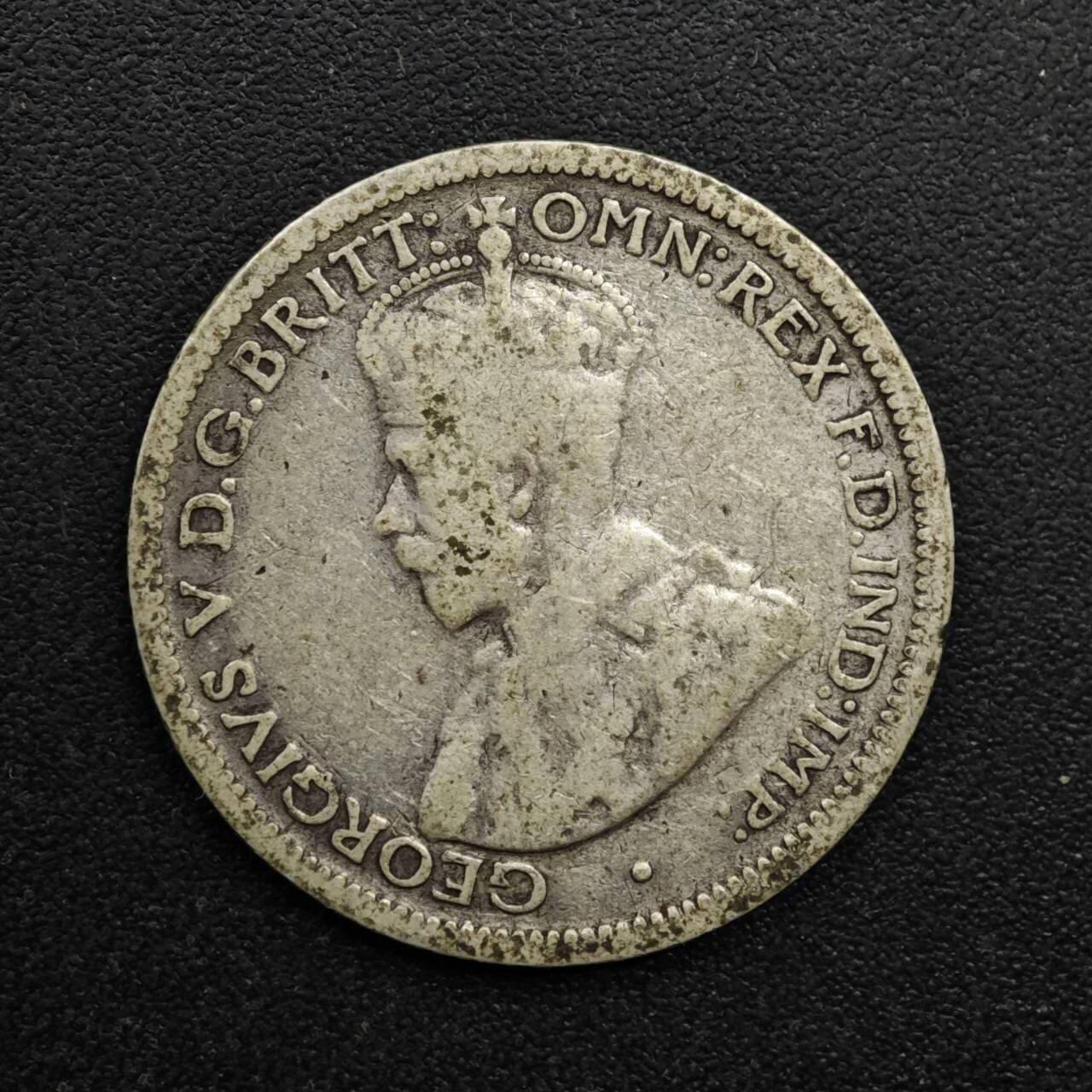 【淘币小摊】实时拍第八百六十三拍   小银币散币场   年前最后一周 之前的预留小年前全部发出 请更换最新收货地址  澳大利亚1920年乔治五世6便士银币