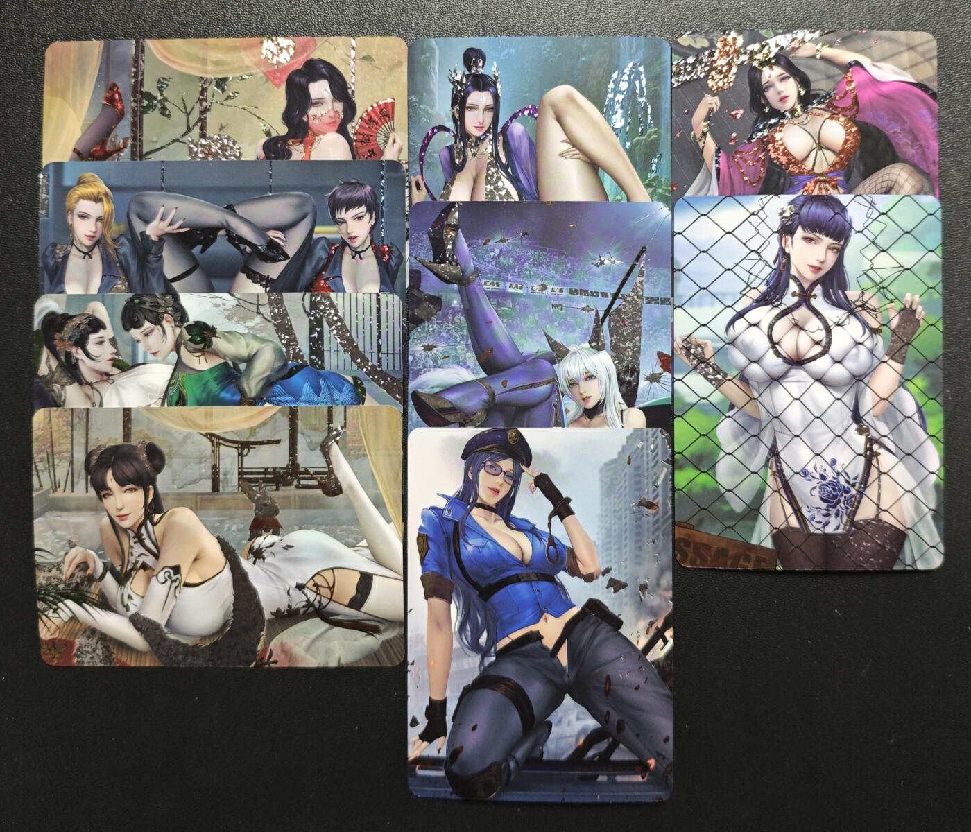 天玑星卡拍第168期《2.3周二截拍艺气风发》持续收拍收评中 满赠卡需备注 动漫美女 钻闪 九张自制卡