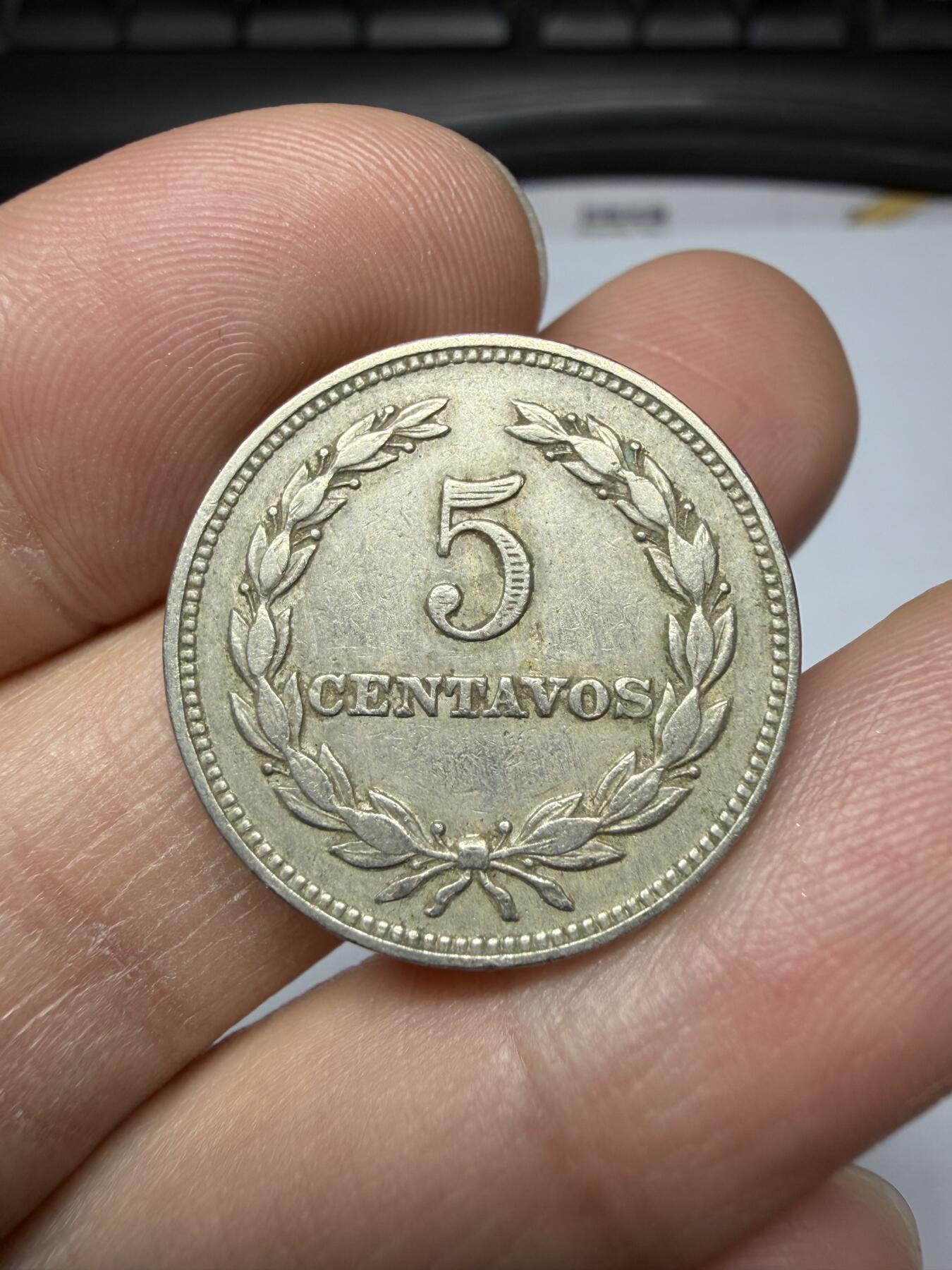 2025年集古藏今外币拍卖第二期-第3场—（总第303拍），可以寄存60天，满160元包邮。 1967年萨尔瓦多5分