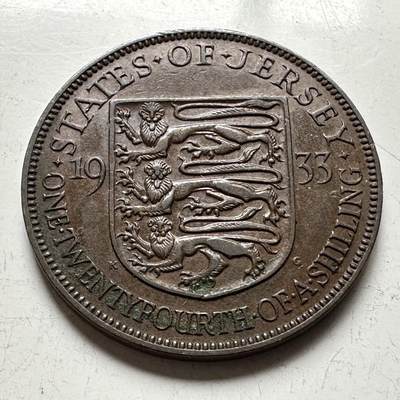 🌹外币初藏🌹🐯2026年第15场  每周二四六晚8️⃣点 接代拍 - 泽西岛1933年1/24先令