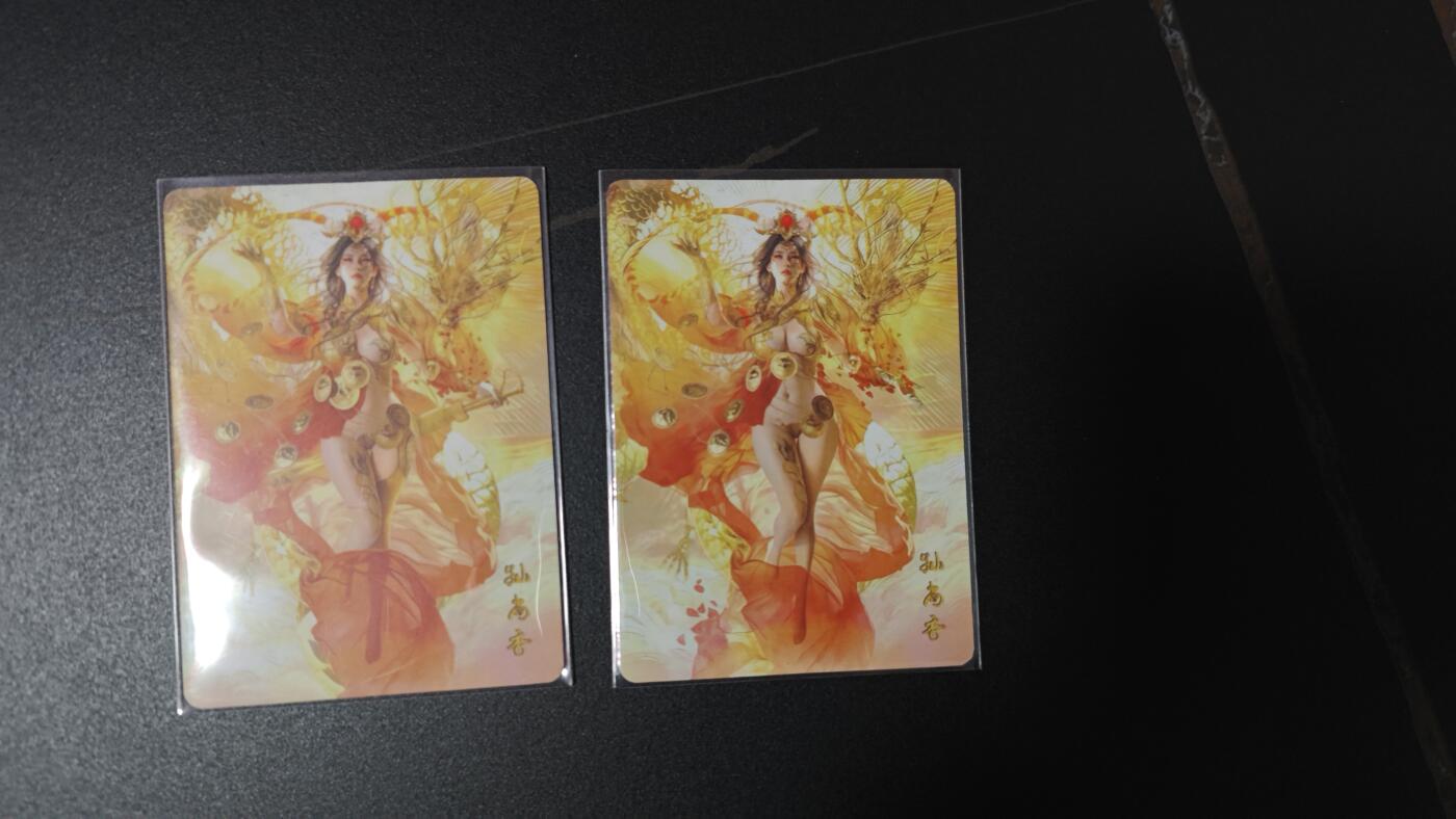 玉楼春卡牌第二期（送拍零佣金，持续收拍） 高清哑光自制卡 神孙尚香 双服饰一对
