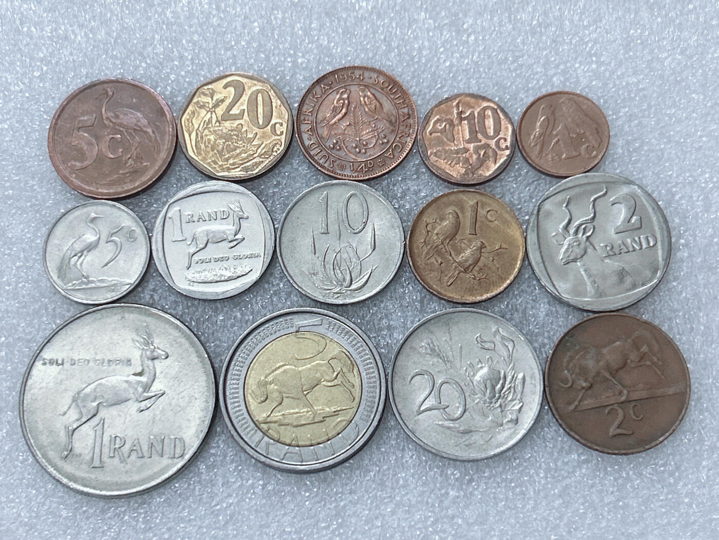 第一海外回流一元起拍收藏 散集专场  第298期 南非硬币 14枚 无重复