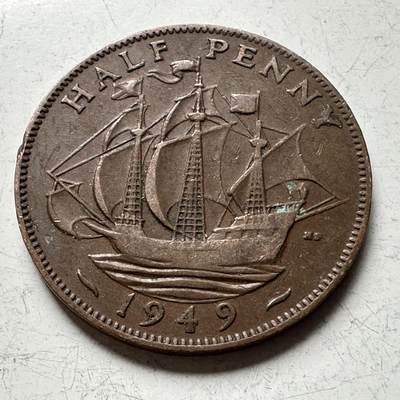 🌹外币初藏🌹🐯2026年第15场  每周二四六晚8️⃣点 接代拍 - 英国1949年半便士