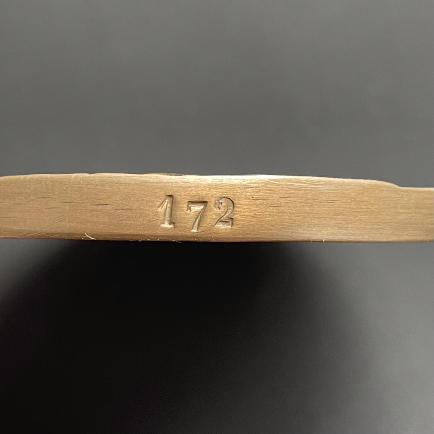 「木头集藏」“ 新岁撷珍”——章牌精品专场！ André Lavrillier～1942年法国SFAM协会限量浇铸铜章“永恒的法兰西” ，直径：82mm，182.3 g，边铭限量编号172。这是章牌之友法兰西协会SFAM在德国占领时期发行的唯一一枚作品，其名称“永恒的法兰西”引用自贝当元帅在他向德国投降前夕的1940年10月30日对法国人民的广播讲话——“请保持你们对永恒的法兰西的信念”。