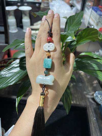 和田玉籽料手工挂饰 - 和田玉马上有钱