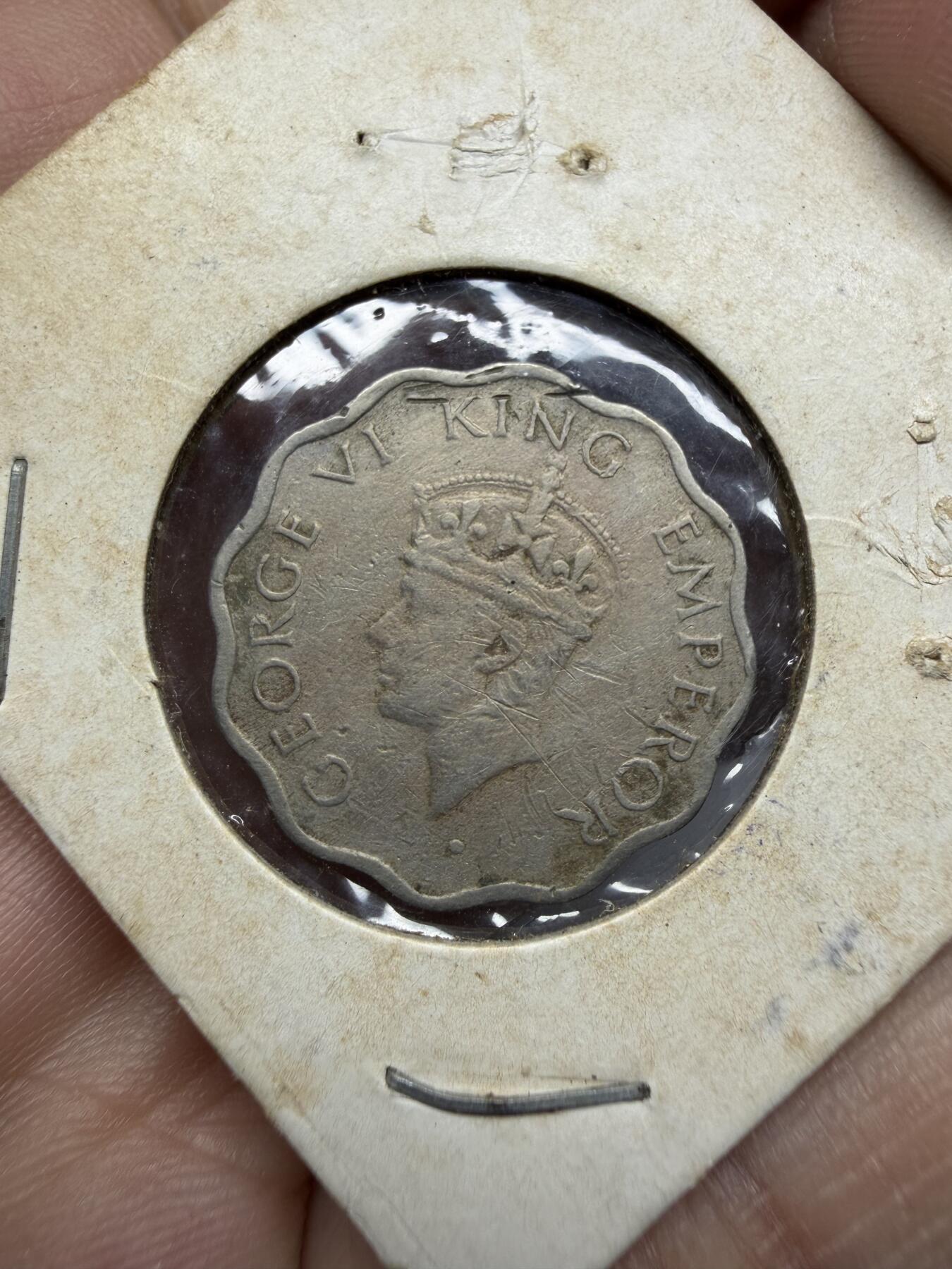 2025年集古藏今外币拍卖第二期-第3场—（总第303拍），可以寄存60天，满160元包邮。 1946年英属印度1安娜