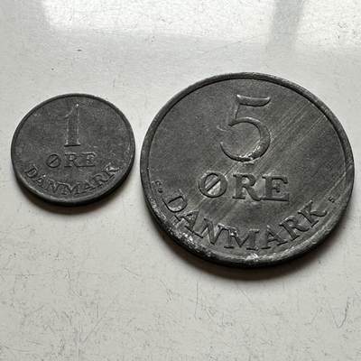 🌹外币初藏🌹🐯2026年第15场  每周二四六晚8️⃣点 接代拍 - 丹麦1-5欧尔锌币