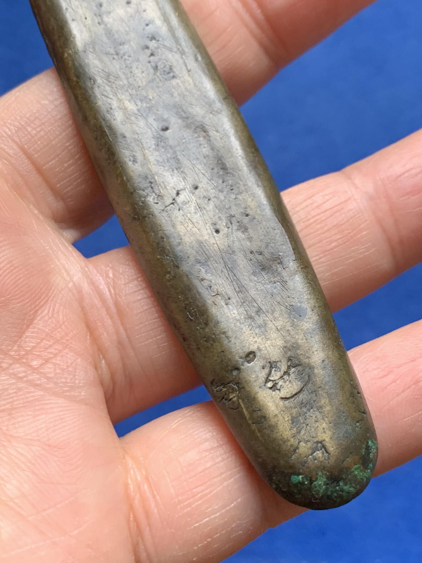 《竞宝斋》第464场 周日，周一，周二，3场连拍 （全场包邮）欢迎送拍 泰国 早期 虎舌银条 105mm 94.6g 大尺寸