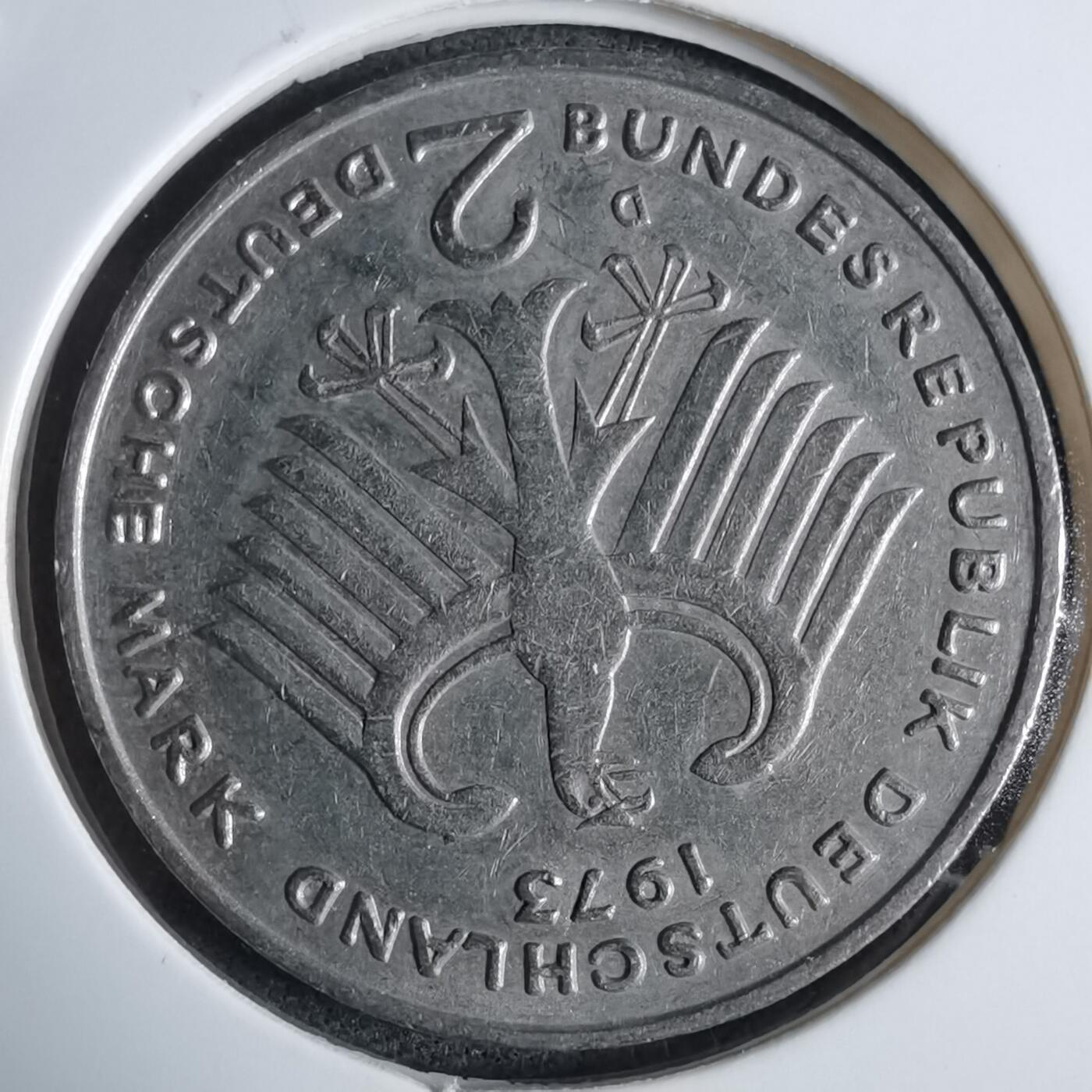 沼泽如烟--第983场 德国1973年2马克