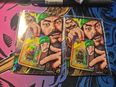 卡牌实验室开始第十三次实验 - 【PR】卡游三国 潮玩武圣×2