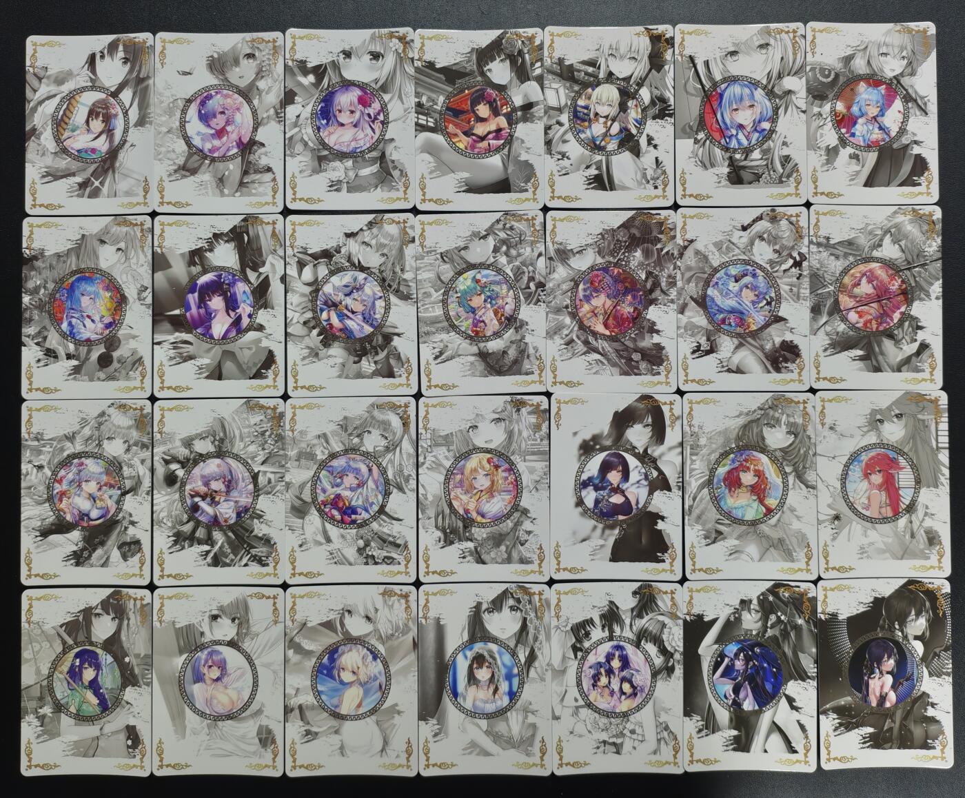 天玑星卡拍第168期《2.3周二截拍艺气风发》持续收拍收评中 满赠卡需备注 动漫美女 钻闪 二十八张 自制卡