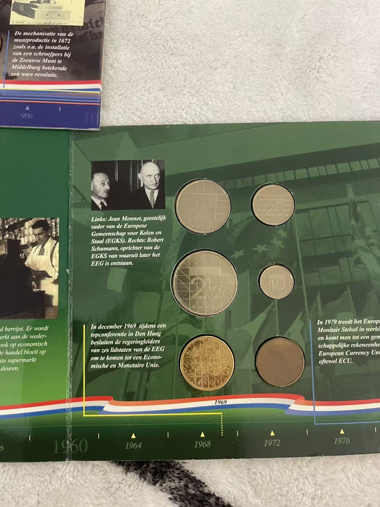 ❤️【币观天下】❤️ 第342期钱币秒杀拍卖场- 2026.2.4秒杀专场 长期征集拍品  荷兰1999-2001年官方套币全套 品相如图正常氧化 