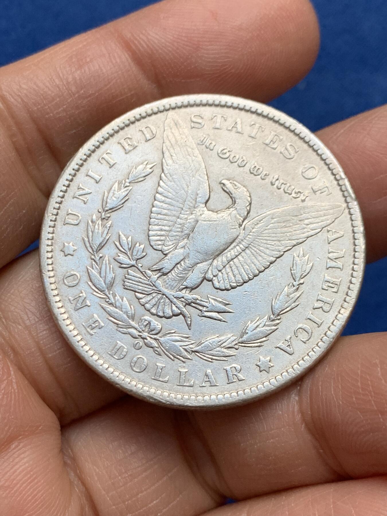 《竞宝斋》第464场 周日，周一，周二，3场连拍 （全场包邮）欢迎送拍 美国 1900年 新奥尔良厂 1美元 摩根银币 品相见图