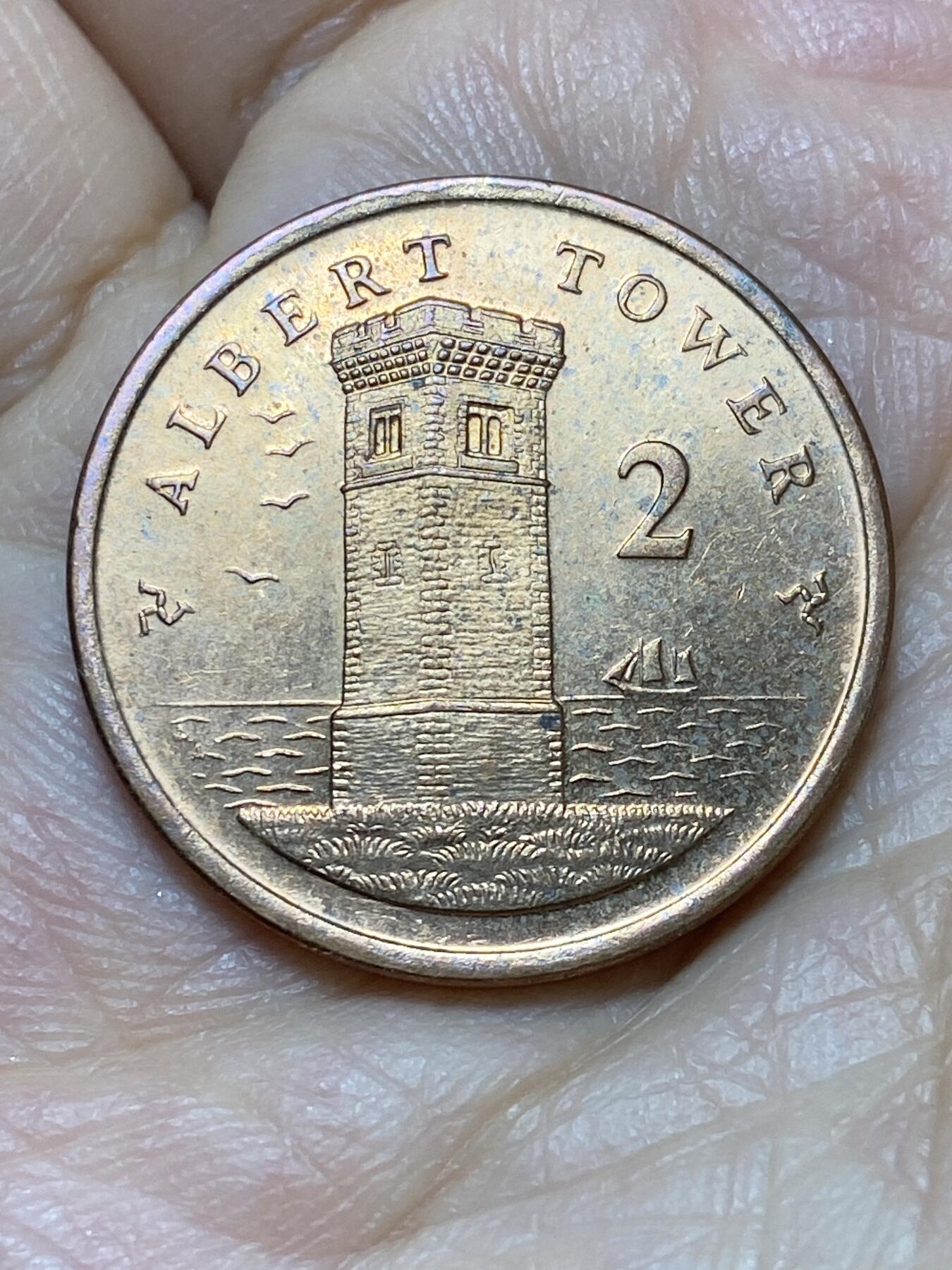 2026年第十八场(总第一百八十七场）外国好品散币场(免佣金) 英属马恩岛🇮🇲2016年2便士(伊丽莎白二世老年第三套)