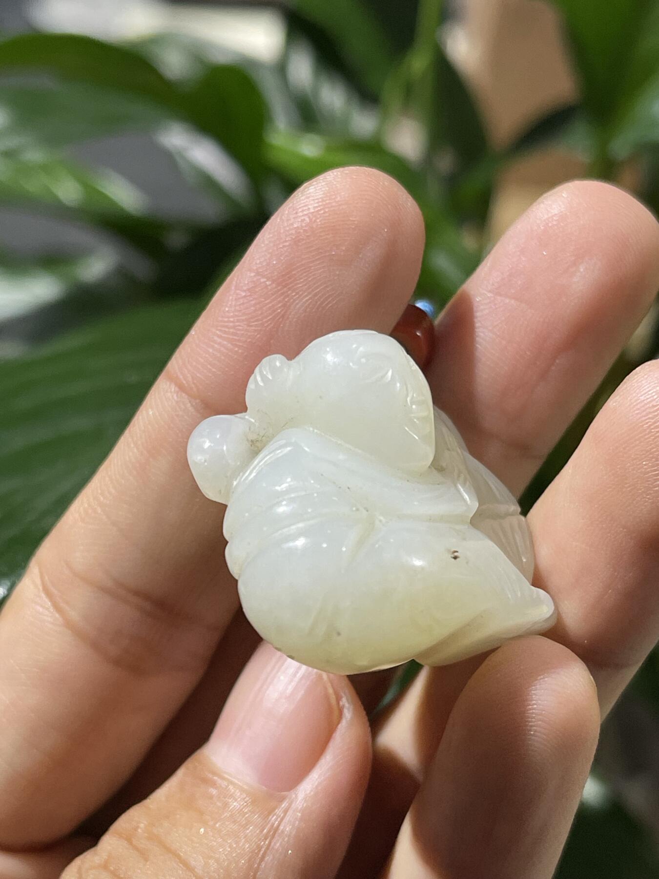 和田玉籽料手工挂饰