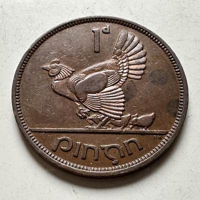 🌹外币初藏🌹🐯2026年第15场  每周二四六晚8️⃣点 接代拍 - 爱尔兰1943年一便士 