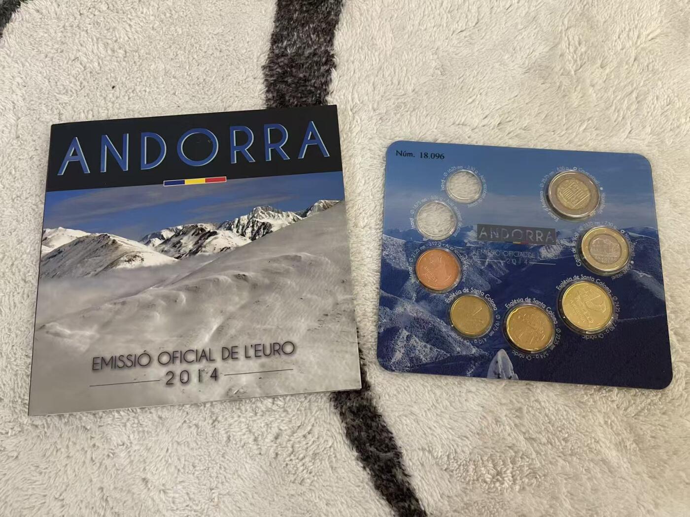 ❤️【币观天下】❤️ 第342期钱币秒杀拍卖场- 2026.2.4秒杀专场 长期征集拍品  安道尔2014年欧元开门官方套币 无1欧分和2欧分 