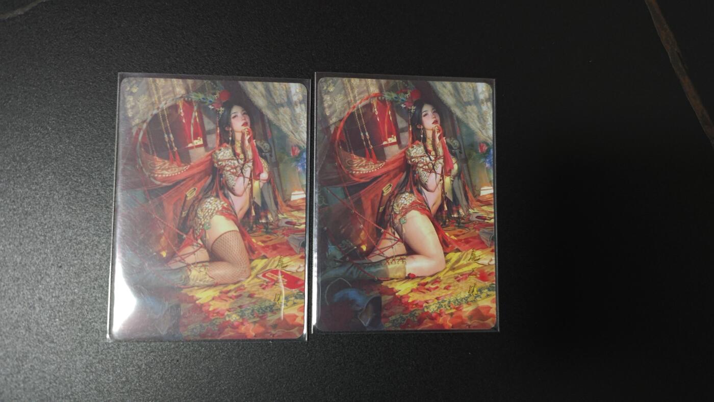 玉楼春卡牌第二期（送拍零佣金，持续收拍） 高清哑光自制卡 扈三娘 双服饰一对