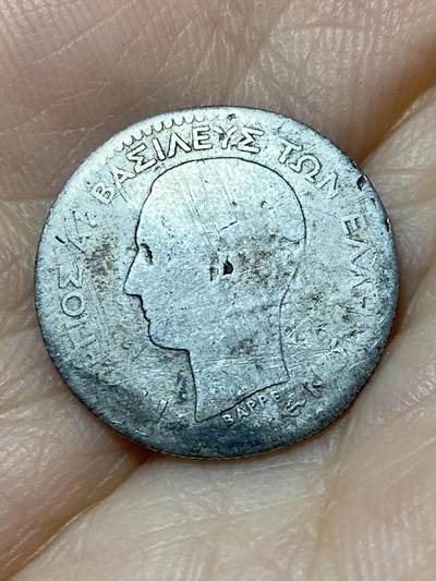 2026年第十八场(总第一百八十七场）外国好品散币场(免佣金) - 希腊🇬🇷1874年50雷普塔银币(乔治一世时期，仅发行3年，835高银)