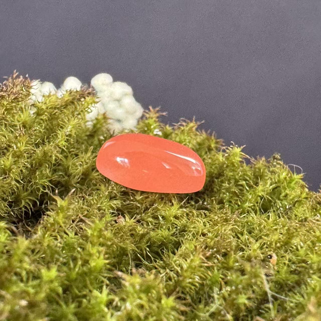 零元拍：NO.4南红玛瑙蛋面，都是十多年前的存货了，尺寸：戒面。尺寸约约14.4/9.3/5.3mm ，因为拍照环境以及光线的变化，颜色以实物为准。