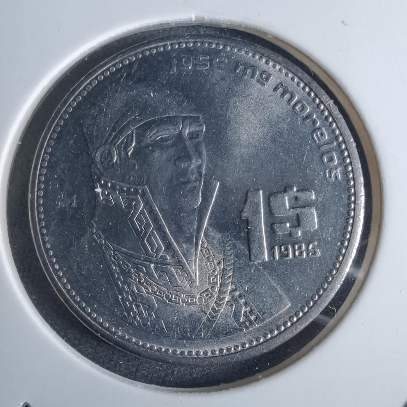 沼泽如烟--第983场 墨西哥1985年1比索