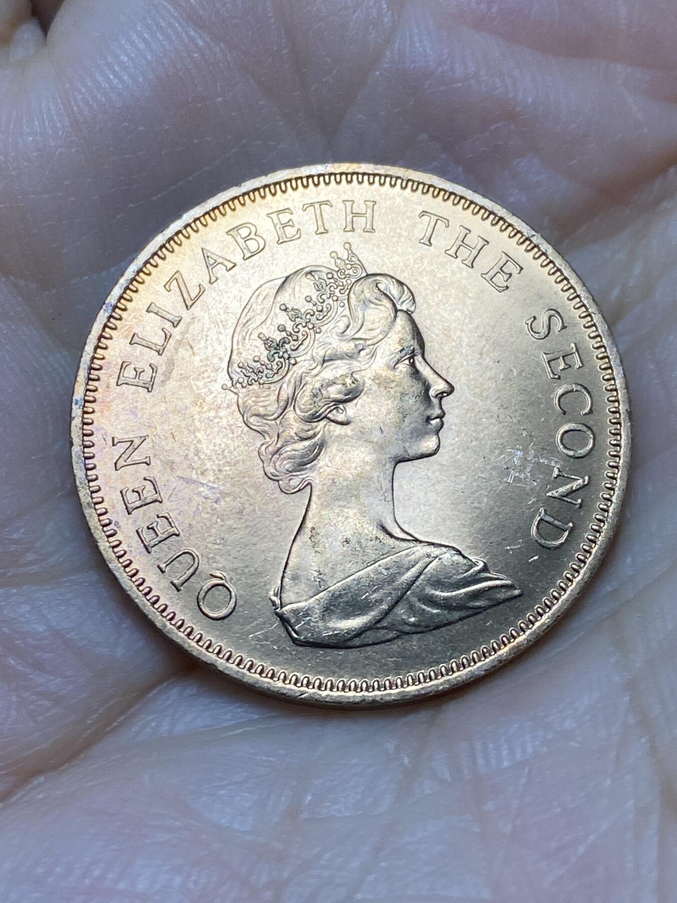 2026年第十八场(总第一百八十七场）外国好品散币场(免佣金) 原光好品–英属泽西岛🇯🇪1971年2新便士(伊丽莎白二世中年花冠，十进制第一套，首发年)