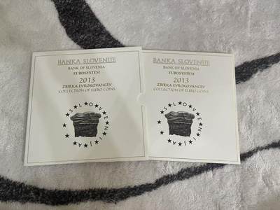 ❤️【币观天下】❤️ 第342期钱币秒杀拍卖场- 2026.2.4秒杀专场 长期征集拍品  - 斯洛文尼亚2013年官方精制套币 含4枚双色高值纪念币 5欧分有氧化点 少见