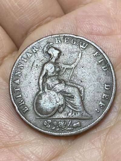 2026年第十八场(总第一百八十七场）外国好品散币场(免佣金) - 英国🇬🇧1846年1/2便士(维多利亚女王青年时期)