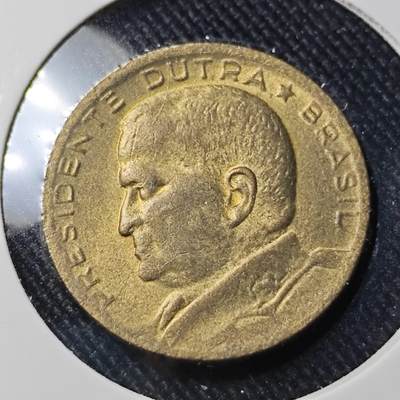 KK钱币收藏小铺  第391期  2月预留时间 周末发货 -  1955巴西50分铜币 带光