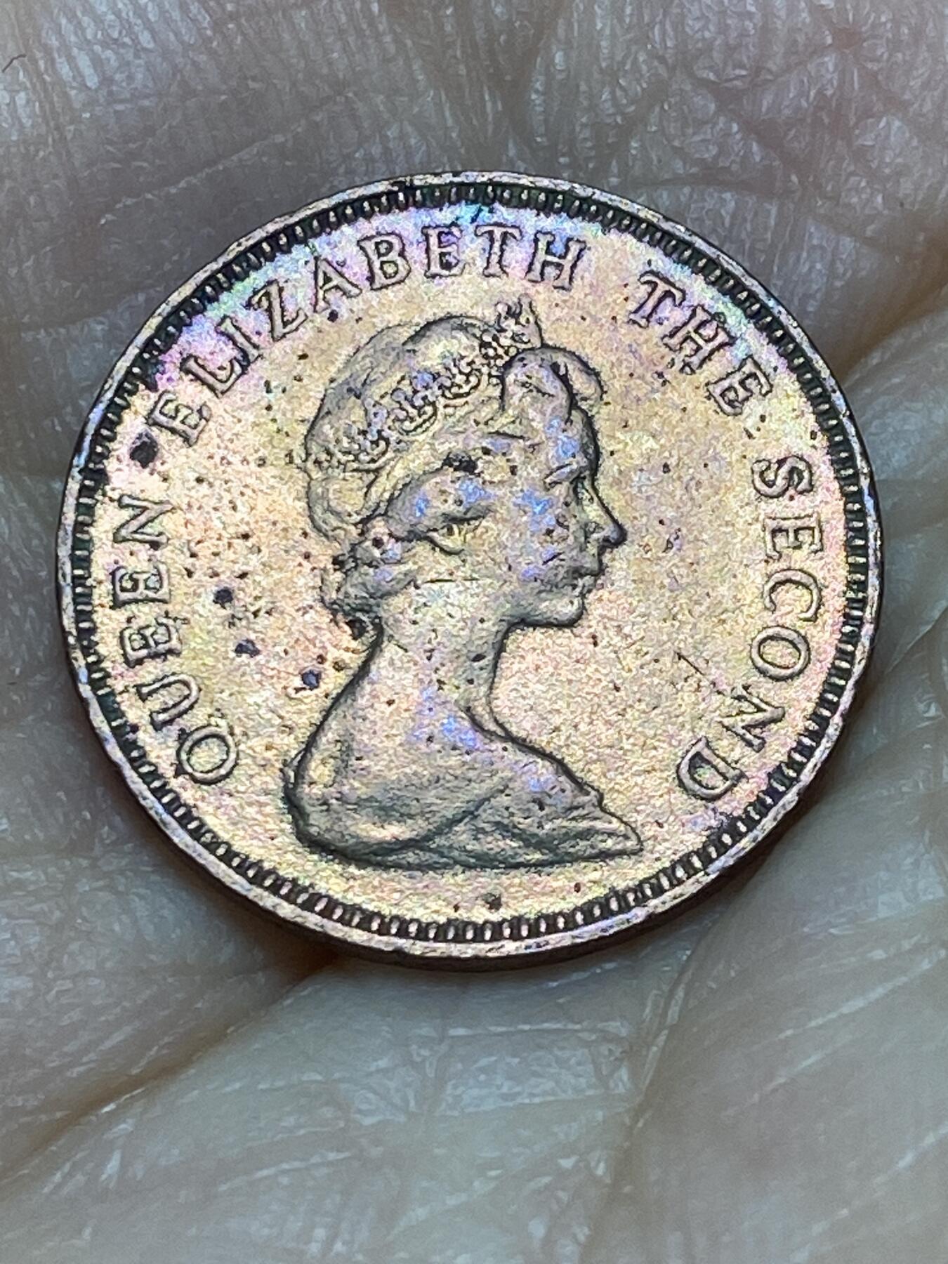 2026年第十八场(总第一百八十七场）外国好品散币场(免佣金) 英属泽西岛🇯🇪1971年1新便士(伊丽莎白二世中年花冠，十进制第一套首发年)