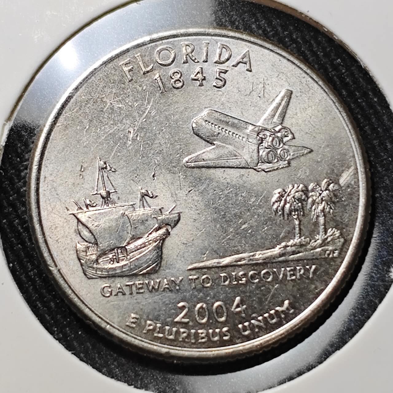 KK钱币收藏小铺  第392期  2月预留时间 周末发货  美国25分纪念币