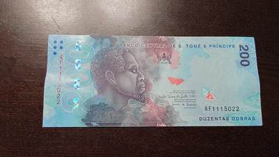 【新年十二拍】世界钱币～微拍第233期暨2026年第12期  多款老库存低价起拍 - 2020年圣多美和普林西比200 全新绝品无47
