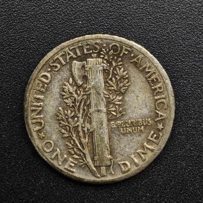 【淘币小摊】实时拍第八百六十三拍   小银币散币场   年前最后一周 之前的预留小年前全部发出 请更换最新收货地址  - 美国1940年小飞人10分银币