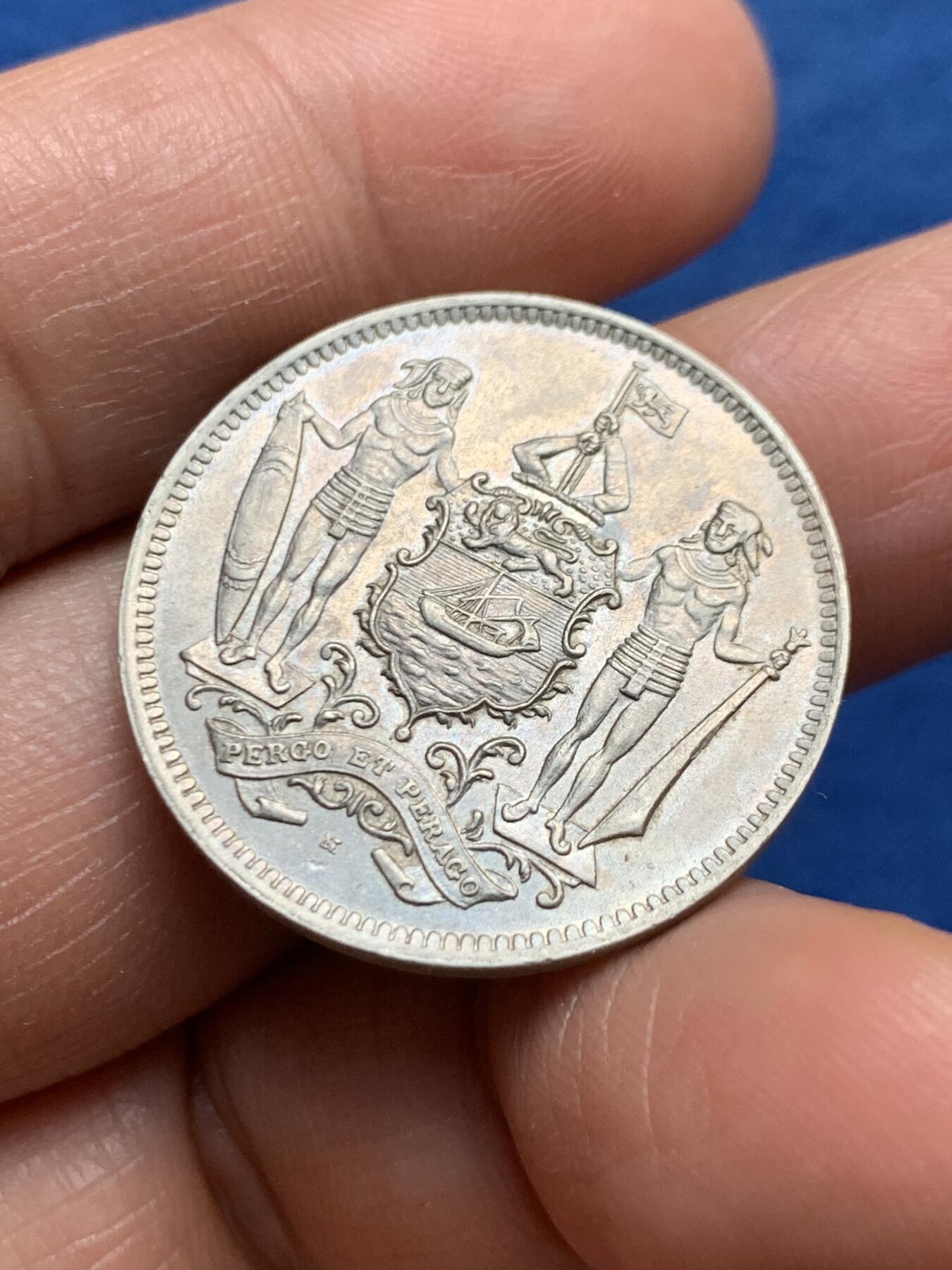 《竞宝斋》第464场 周日，周一，周二，3场连拍 （全场包邮）欢迎送拍 英属北婆罗洲1941年5分