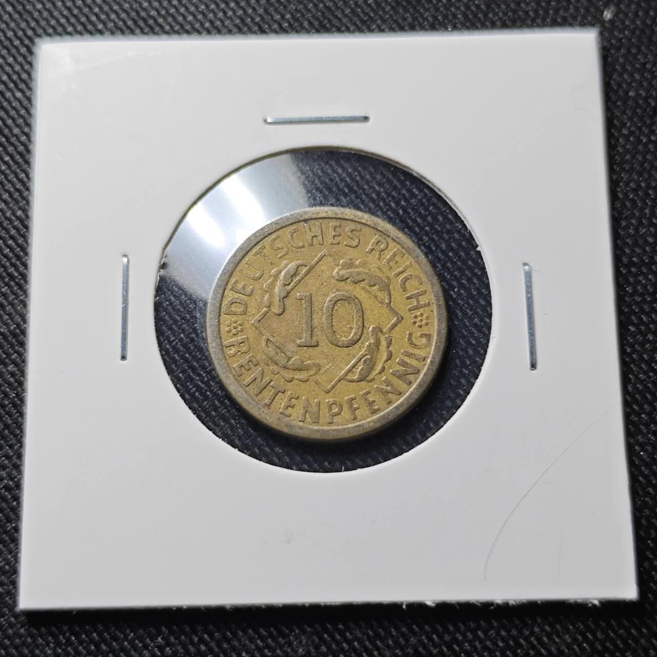 KK钱币收藏小铺  第391期  2月预留时间 周末发货  魏玛10分铜币