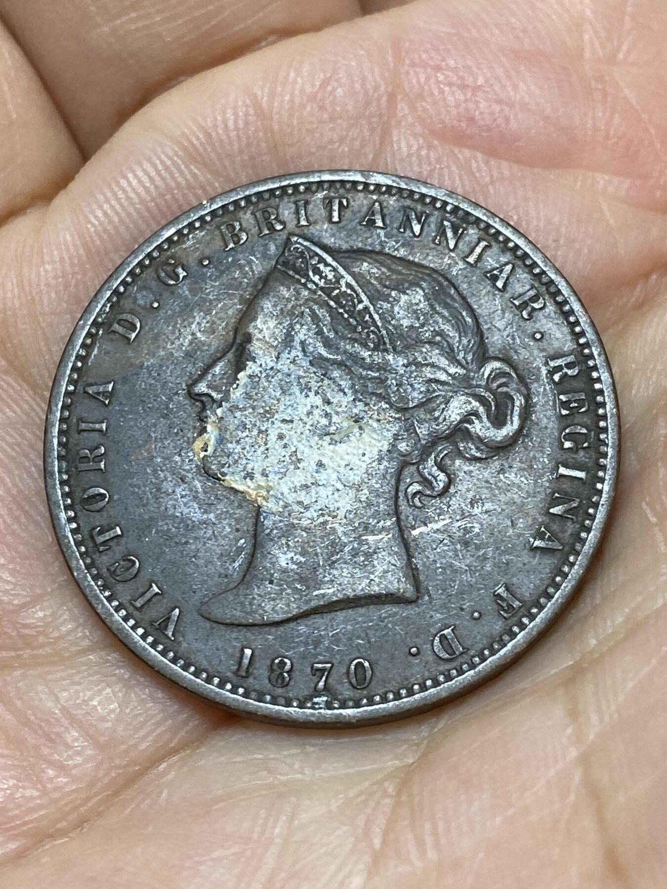 2026年第十八场(总第一百八十七场）外国好品散币场(免佣金) 少见–英属泽西岛🇯🇪1870年1/13先令(维多利亚女王中年时期，仅发行3年)