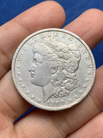 《竞宝斋》第464场 周日，周一，周二，3场连拍 （全场包邮）欢迎送拍 - 美国 1900年 新奥尔良厂 1美元 摩根银币 品相见图