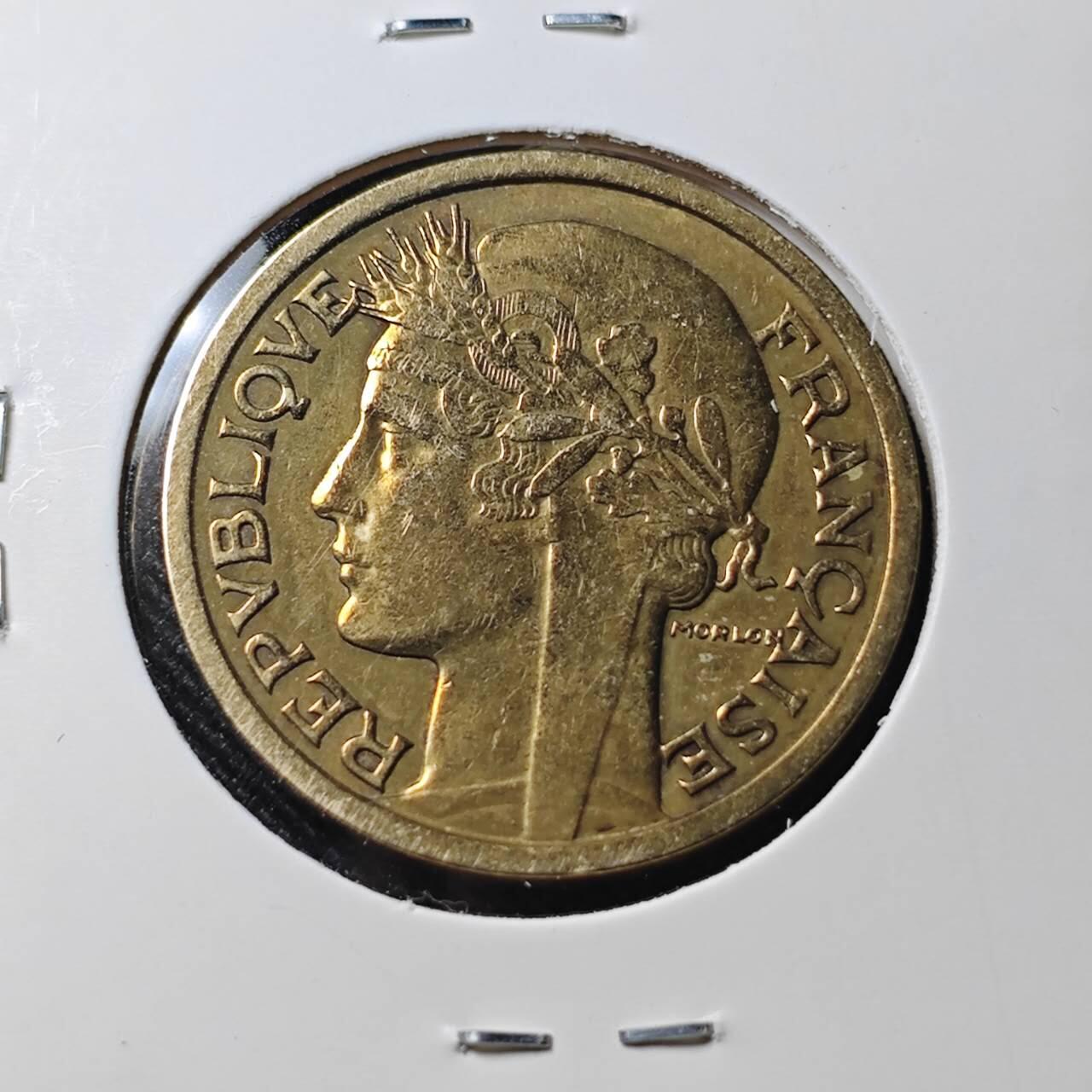 KK钱币收藏小铺  第391期  2月预留时间 周末发货  1936法国2法郎